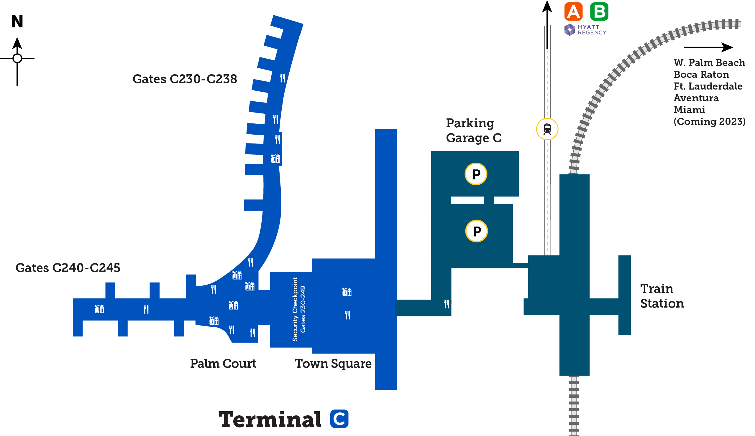 Orlando Airport Map - MCO Terminals Guide