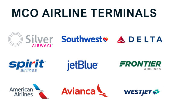 MCO Airlines Terminals